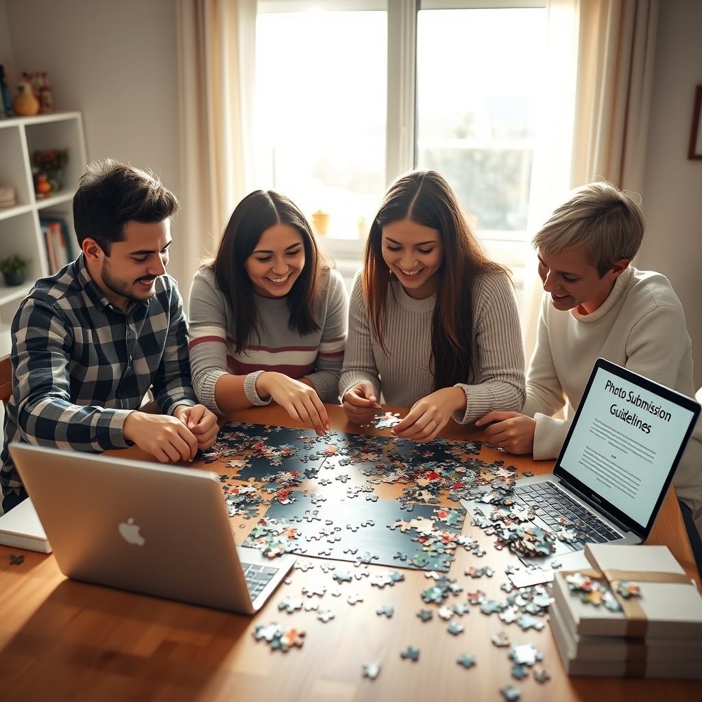 Puzzle personalizzati per famiglie