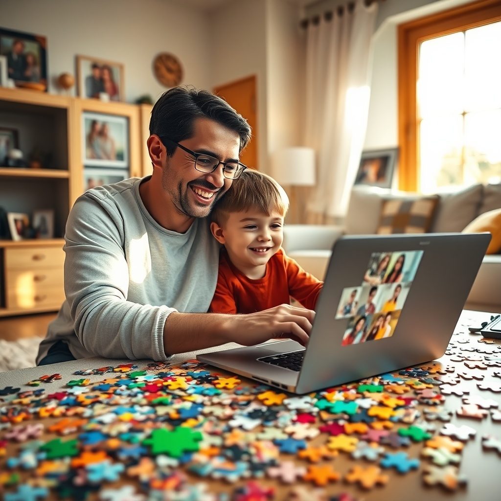 Puzzle personalizzati in lavorazione